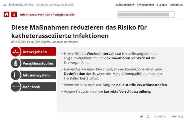 Zentraler Venenkatheter – Bild 8