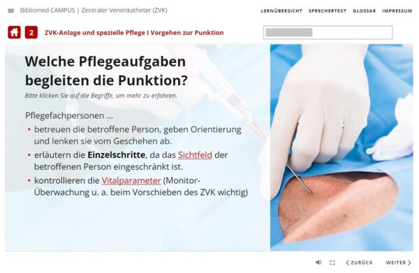 Zentraler Venenkatheter – Bild 9